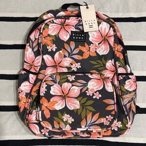 NWT Billabong Floral Backpack #2